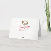 Carte De Remerciements Béni Mère tenant le Bébé Jésus (Dos)