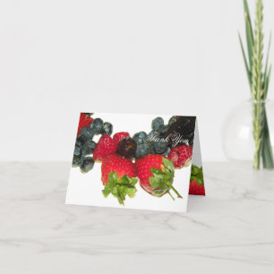 Carte De Remerciements Berry Delight Thank You Note Card