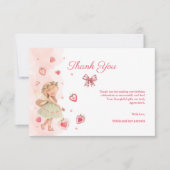 Carte De Remerciements Berry Magical Fairy Girl Birthday Party (Devant)