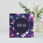 Carte de remerciements, Berry Sparkle Design (Debout devant)