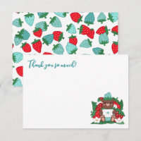 Berry Sweet Baby Baby shower d'ours aux fraises bl