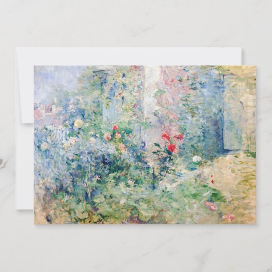 Carte De Remerciements Berthe Morisot - Le jardin à Bougival (Devant)