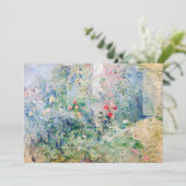 Carte De Remerciements Berthe Morisot - Le jardin à Bougival (Debout devant)