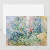 Carte De Remerciements Berthe Morisot - Le jardin à Bougival (Devant / Derrière)