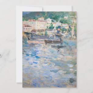Carte De Remerciements Berthe Morisot - Port de Nice