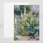 Carte De Remerciements Berthe Morisot - Tremieres Rose (Devant / Derrière)