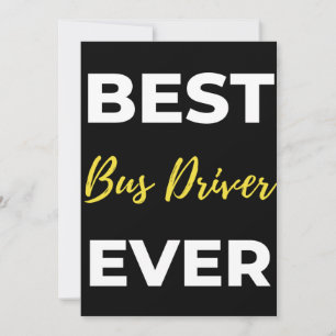 Carte De Remerciements Best Bus