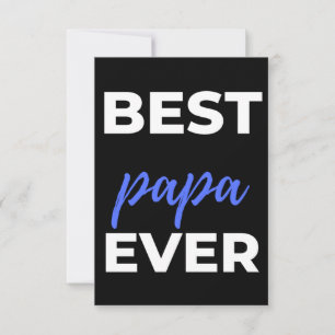 Carte De Remerciements Best Papa Ever