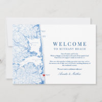 Bethany Beach Blue Mariage Bienvenue Itinéraire