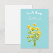 Carte De Remerciements Beurre la tasse (Devant / Derrière)