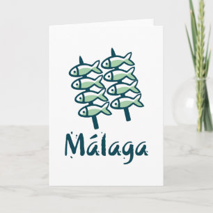 Carte De Remerciements Bienvenue à Malaga 8 : El Espeto