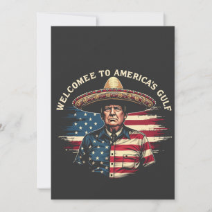 Carte De Remerciements Bienvenue sur la côte Est de Trump aux États-Unis