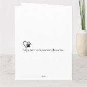 Carte De Remerciements Big Card Poodle (Dos)