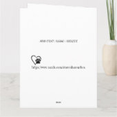 Carte De Remerciements Big Card Puppy Love (Dos)