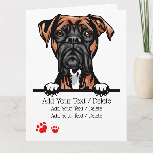 Carte De Remerciements Big Card Puppy Love (Devant)