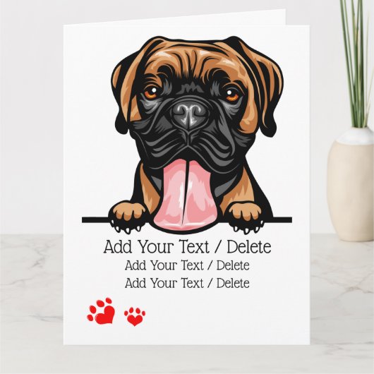 Carte De Remerciements Big Card Puppy Love (Devant)