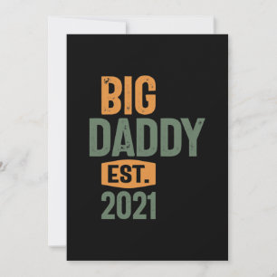 Carte De Remerciements Big Daddy Est 2021 Cadeau pour père et grand-pèr