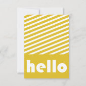 Carte De Remerciements BIG ONE First Birday Photo Noir Blanc Jaune (Dos)