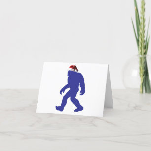 Carte De Remerciements Bigfoot Santa Claus