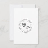 Carte De Remerciements Bilingue Noël Espagnol Bourgogne Oiseaux (Dos)