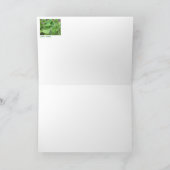 Carte de remerciements - biloba de ginko (Intérieur)