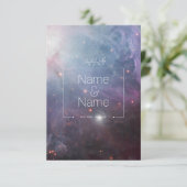 Carte De Remerciements Biologique voulez-vous m'épouser orion nebula ÉDIT (Debout devant)