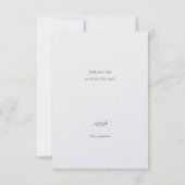 Carte De Remerciements Biologique voulez-vous m'épouser orion nebula ÉDIT (Dos)