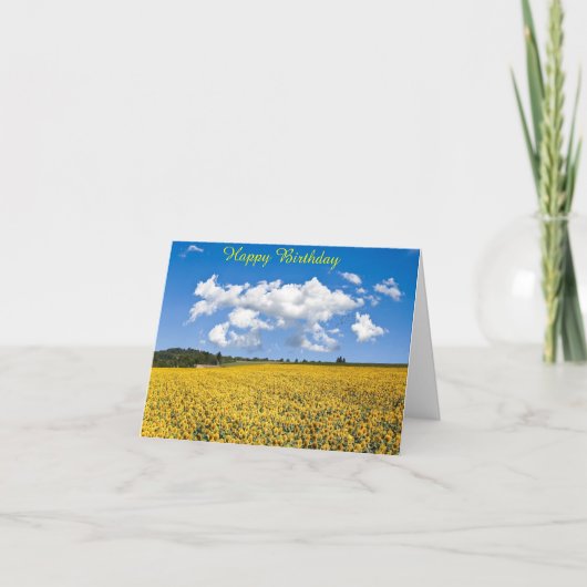 Carte De Remerciements Birthday Card (Devant)