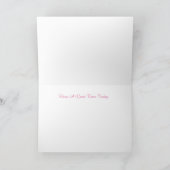 Carte De Remerciements Birthday Card (Intérieur)