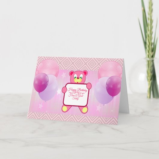 Carte De Remerciements Birthday Card (Devant)