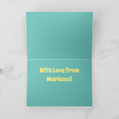 Carte De Remerciements Biscuit (Intérieur)