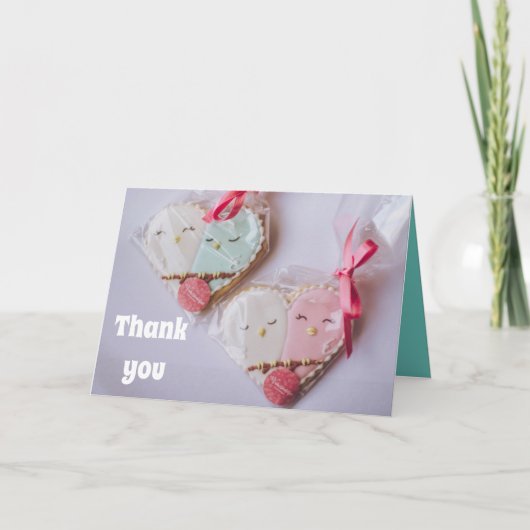 Carte De Remerciements Biscuit (Devant)