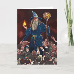 Carte De Remerciements Bitcoin élégant - Btc crypto