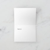 Carte De Remerciements Bixby dans le soleil (Intérieur)