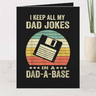 Carte De Remerciements Blagues drôles de papa pour hommes dans dad-a-Base