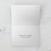 Carte De Remerciements Blanc Embossé pour toujours Mariage (Intérieur)