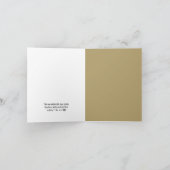 Carte De Remerciements Blank Sympathy Thank (Intérieur)