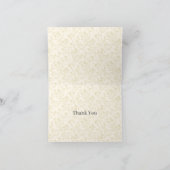 Carte De Remerciements Blés Dorés Bruissants - Neutre (Intérieur)