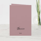 Carte De Remerciements Blessed Chickadees (édition spéciale) (Dos)
