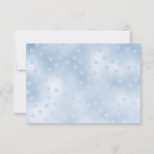 Carte de remerciements bleu Teddy Bear (Dos)