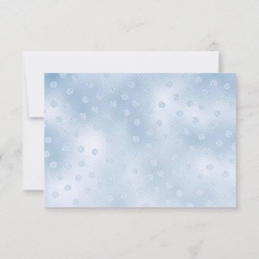 Carte de remerciements bleu Teddy Bear (Dos)