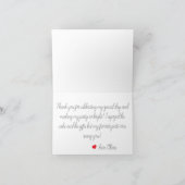 Carte De Remerciements BloggerCouleur Anniversaire (Intérieur)