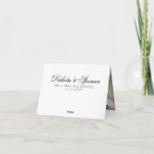 Carte De Remerciements Blooms rustiques | Terracotta et Marsala Photo (Dos)