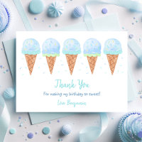 Blue Boy Crème glacée arrose Anniversaire