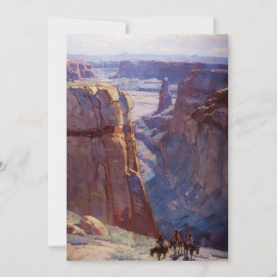 Carte De Remerciements « Blue Canyon » par Edgar Payne