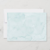 Carte De Remerciements Blue Pastel Under the Sea Baby shower (Dos)