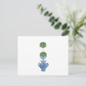 Carte De Remerciements Blue Willow Chinoiserie Ginger Jars (Debout devant)