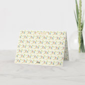 Carte De Remerciements Bluebirds Wedding (Dos)