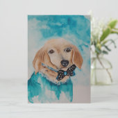 Carte De Remerciements Blues de Dog Day (Debout devant)