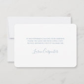 Carte de remerciements Bohême Pampas Grass Boy (Dos)